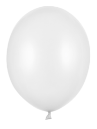 Ballonnen pure white metallic - Strong Balloons