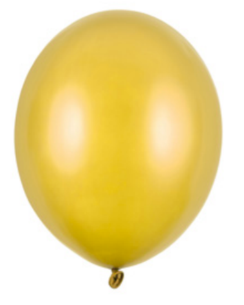 Ballonnen metallic gold STRONG