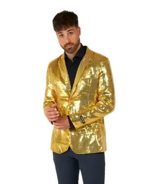Suitmeister Blazer pailletten goud | Maat 50 / M