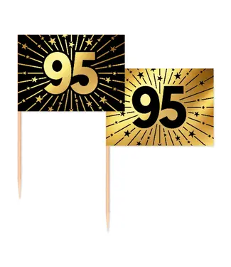 Globos Prikkers 95 | Goud en zwart | 50 stuks