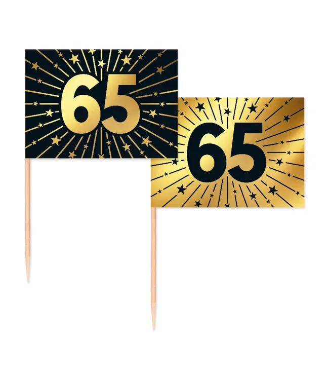 Prikkers 65 | Goud en zwart | 50 stuks