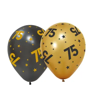 Globos Ballonnen 75 | Golden celebrations | 6 stuks