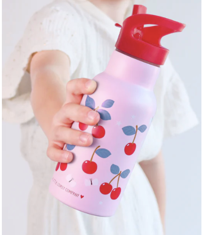 RVS drinkfles | Cherries | 350 ml