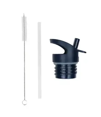 A little lovely company Drinkfles accessoiresset | Dop, rietjes, borstels