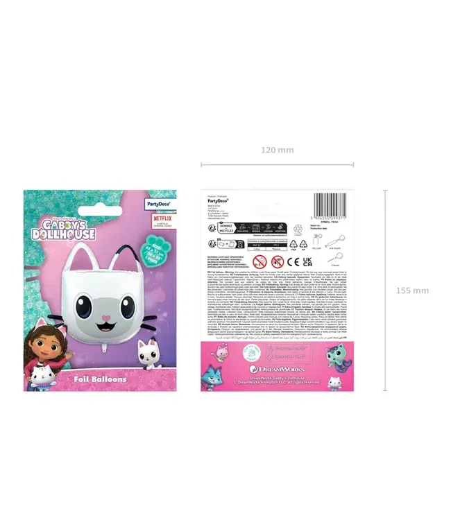 Folieballon Pandy Paws | 65 x 57 cm | Gaby's poppenhuis