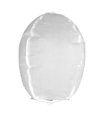 Tim&Puce Factory Wensballon wit | 1 meter | 100% afbreekbaar