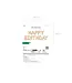 Happy birthday folieballonnen | Beige
