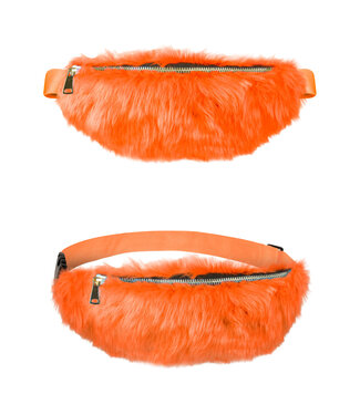 Heuptasje plush oranje