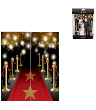 Amscan Wanddecoratie Hollywood Scene |  82x165cm 2-delig