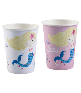 Riethmüller Bekers Be a Mermaid WIT | 8 stuks