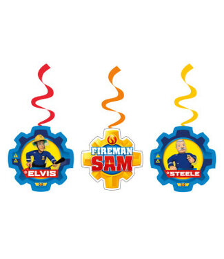 Amscan Brandweerman Sam Swirls | 6 stuks