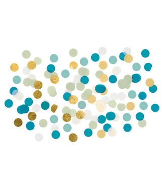 Riethmüller Confetti mix | Blauw, groen & metallic goud | 15 gram