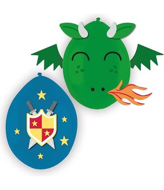 Riethmüller Ballonnenset Ridders & Kastelen DIY | 3 stuks