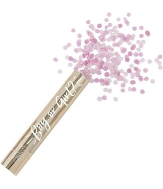 Ginger Ray Confettikanon Boy or girl? - ROZE-goud