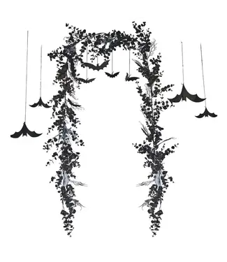 Ginger Ray Halloween deurslinger Fright Night - 5 meter