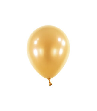 Everts Balloons B-stock Ballonnen Metallic gold mini | 5"=13cm | 100 stuks