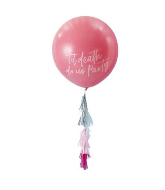 Ginger Ray Reuzeballon Til death do us party | 36" = 90 cm