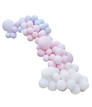 Ginger Ray XXL Ballonnenboog DIY | Pink & Purple balloons