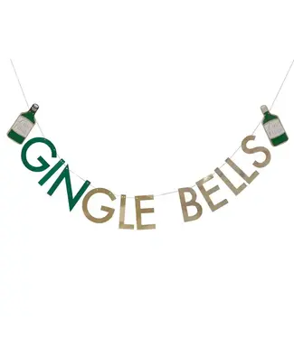 Ginger Ray Gin-gle Bells Christmas bunting | 2 meter