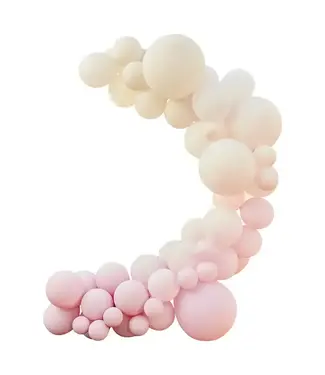 Ginger Ray Ballonnenboog DIY Roze, nude, light pink