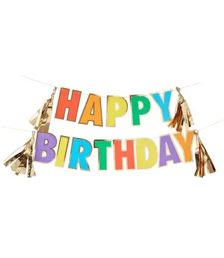 Ginger Ray Happy Birthday Regenboogslinger | 3 meter