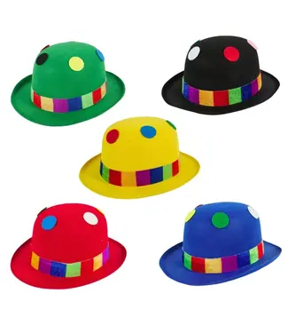 Riethmüller Bolhoed clown stippen | BLAUW