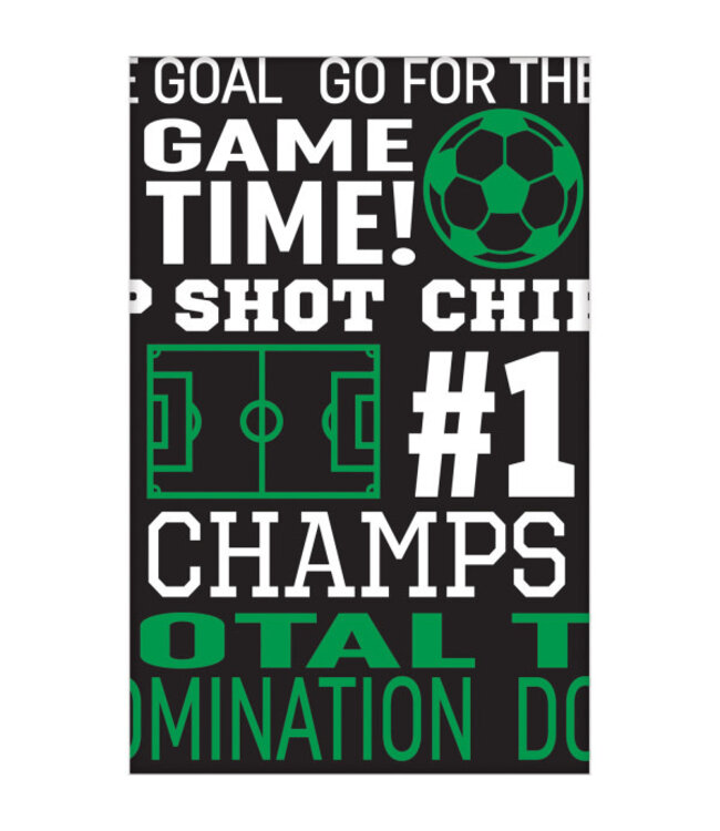 Tafelkleed Voetbal Goal | 137 x 259 cm