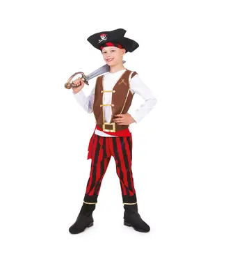 PartyPal Piratenkostuum jongens | 110-120 cm