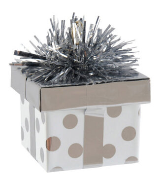 Amscan Ballongewicht zilveren cadeautje | 170 gram