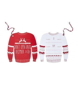 Ginger Ray XXL Christmas Gift cards | 5 stuks | 12 x 13 cm