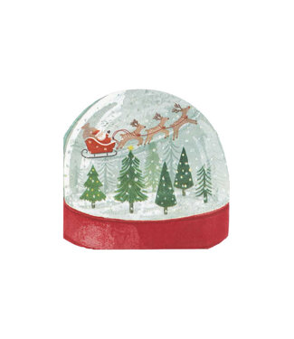 Ginger Ray Snowglobe servetten | 16 stuks