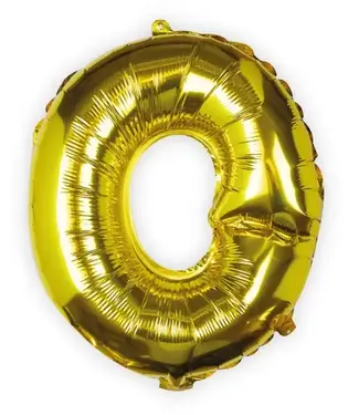 Ginger Ray Letterballon O goud | 35 cm