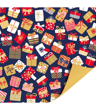 KP Cadeaupapier Cadeautjes | 70cm x 2m | Dubbelzijdig