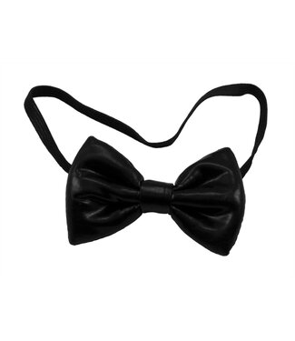 Folat Strikje Metallic zwart