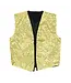 Gilet & strik pailletten goud | Maat M/L