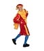Pietenpak met cape | Verlours Rood/Geel | Maat S