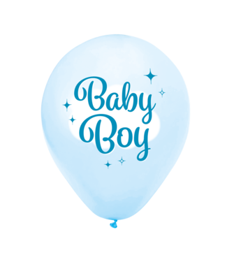 Fiesta Ballonnen Baby boy | 8 stuks
