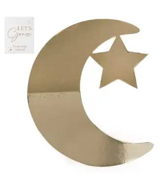 Ginger Ray Serveerplank maan en sterren Eid Mubarak