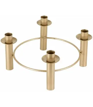 Ginger Ray Gouden kandelaar voor 4 kaarsen | 27 cm