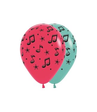 Sempertex Ballonnen muzieknootjes | 12" = 30 cm | 50 stuks