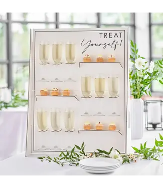 Ginger Ray Treat Yourself | Hapjes en drankjesstandaard | 70x56cm