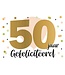 Artige Wenskaart 50 jaar Gefeliciteerd