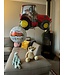 Folieballon Rode Tractor | 60cm