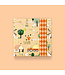 Cadeaupapier Farm Beige - Harlequin Cognac | 70cm x 3m