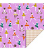 Cadeaupapier Ballet Pink - Harlequin Beige | 70cm x 3m