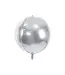 Folieballon Orbz zilver | 45 cm