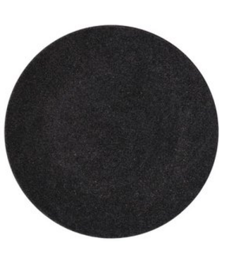 DK Decoratiebord glitter zwart | 18 cm