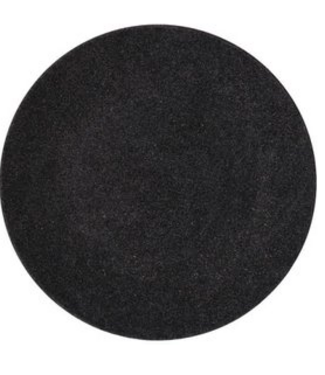 DK Decoratiebord glitter zwart | 22 cm