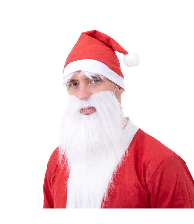 Kerstman baard en wenkbrauwen