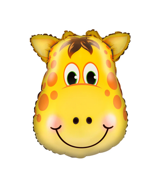 PartyPal Folieballon giraffe | 25 x 43 cm | Alleen lucht